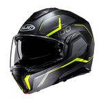 HJC i100 Lorix - Grey/Yellow | HJC Helmets at Two Wheel Centre | Free UK Delivery