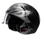 HJC i20 Furia - Matt Black / Grey | HJC Open Face Helmets at Two Wheel Centre