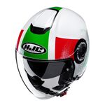 HJC i40N Pyle - Green/White/Red | HJC Motorcycle Helmets | Two Wheel Centre Mansfield Ltd