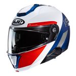 HJC i91 Bina - White/Red/Blue | HJC Motorcycle Helmets | Two Wheel Centre Mansfield Ltd