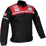 Duchinni Grid Children's Textile Jacket - Black/Red | Duchinni Children's Motorcycle Clothing | Two Wheel Centre Mansfield Ltd