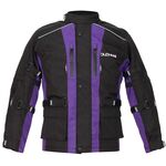 Duchinni Jago Children's Textile Jacket - Black/Purple | Duchinni Children's Motorcycle Clothing | Two Wheel Centre Mansfield Ltd