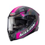 Caberg Avalon X Optic - Matt Black/Grey/Fuchsia | Caberg Motorcycle Helmets | Two Wheel Centre Mansfield Ltd | FREE UK DELIVERY