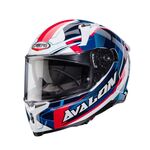 Caberg Avalon X Optic - White/Blue/Red | Caberg Motorcycle Helmets | Two Wheel Centre Mansfield Ltd | FREE UK DELIVERY