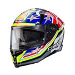 Caberg Avalon X Track - Black/Yellow/Red/Blue | Caberg Motorcycle Helmets | Two Wheel Centre Mansfield Ltd | FREE UK DELIVERY