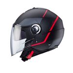 Caberg Riviera V4X Geo - Matt Black/Red/Anthracite | Caberg Motorcycle Helmets | Two Wheel Centre Mansfield Ltd | FREE UK DELIVERY