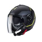 Caberg Riviera V4X Geo - Matt Black/Yellow/Anthracite | Caberg Motorcycle Helmets | Two Wheel Centre Mansfield Ltd | FREE UK DELIVERY