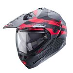 Caberg Tourmax X Sarabe - Matt Gun/Black/Red | Caberg Motorcycle Helmets | Two Wheel Centre Mansfield Ltd | FREE UK DELIVERY