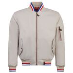 Spada Air Force One Royale CE Textile Motorcycle Bomber Jacket - Ivory White | Free UK Delivery from Two Wheel Centre Mansfield Ltd