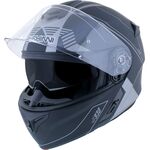 Duchinni D938 Flip Front Helmet - Matt Black/Gun | Duchinni Motorcycle Helmets | Two Wheel Centre Mansfield Ltd