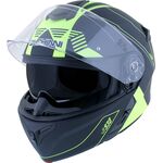 Duchinni D938 Flip Front Helmet - Matt Black/Neon | Duchinni Motorcycle Helmets | Two Wheel Centre Mansfield Ltd