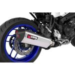Scorpion Serket Parallel Full Exhaust System - Yamaha Tracer 9 / GT / GT+ (2021 - Current) - Stainless Steel