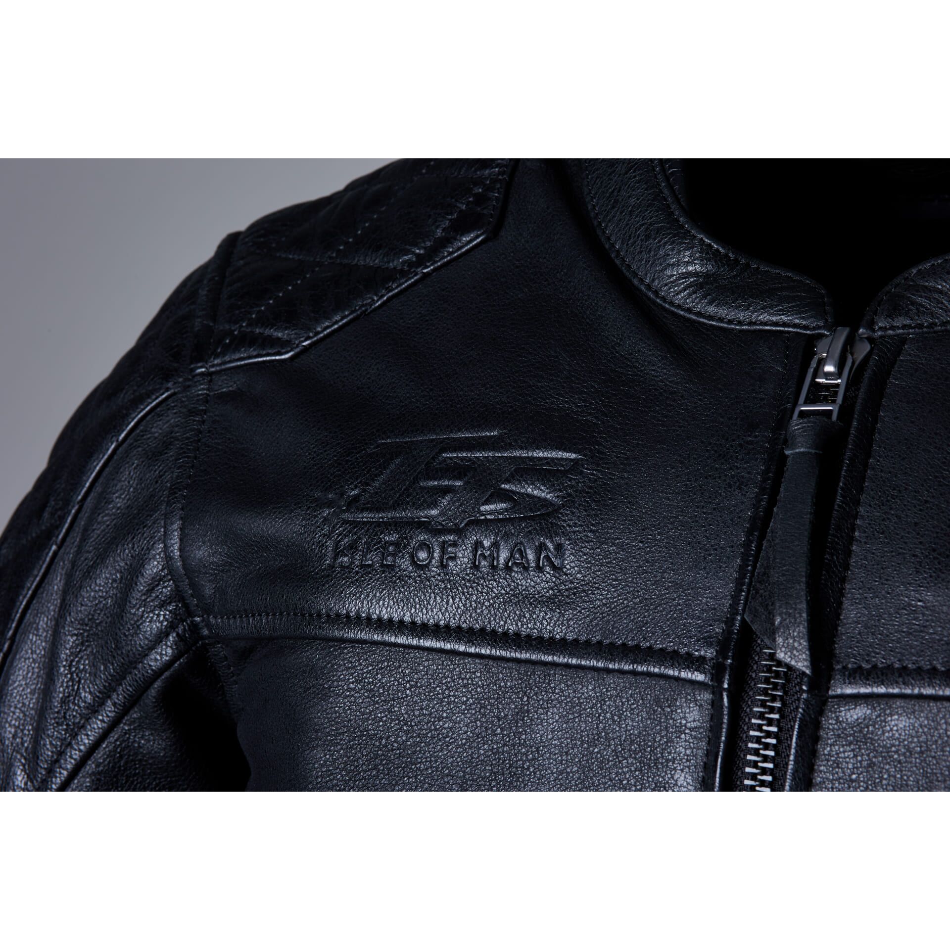 RST Isle Of Man TT Hillberry 2 CE Leather Jacket - Black | RST