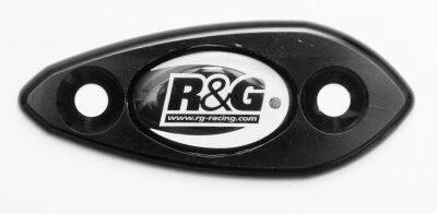 R&G Mirror Blanking Plates - Kawasaki ZX-6R (09-12) | Two Wheel Centre Mansfield Ltd