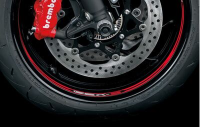 Suzuki GSX-S1000 GX Wheel Decal - Red | Free UK Delivery from Two Wheel Centre Mansfield Ltd