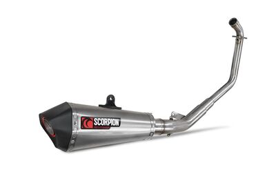 Scorpion Serket Parallel Full System Exhaust - Honda CB125 R (2021 - Current) - Stainless Steel