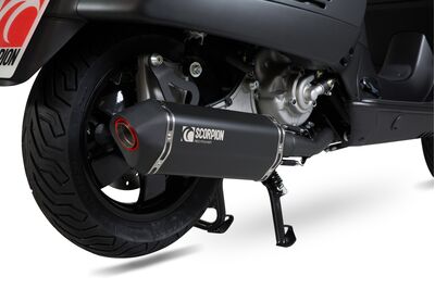 Scorpion Serket Full System Exhaust - Vespa GTS300 (2008 - Current)