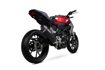 Scorpion Serket Exhaust - Honda CB300 R (2017 - 2022) - Black Ceramic