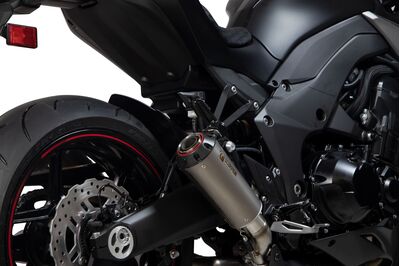 Scorpion Red Power Exhaust - Kawasaki Z1000 (2017 - 2019) - Satin Titanium