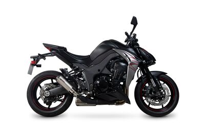 Scorpion Red Power Exhaust - Kawasaki Z1000 (2017 - 2019) - Satin Titanium