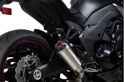 Scorpion Red Power Exhaust - Kawasaki Z1000 (2017 - 2019) - Stainless Steel