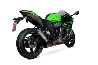 Scorpion Red Power Exhaust - Kawasaki ZX-10R (2016 - Current) - Satin Titanium