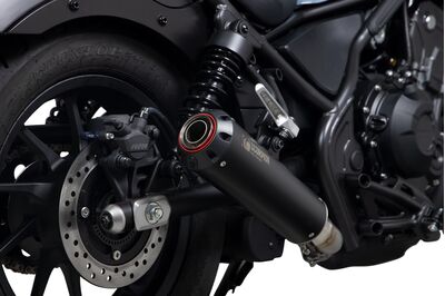 Scorpion Red Power Exhaust - Honda CMX500 Rebel (2017 - 2019) - Black Ceramic