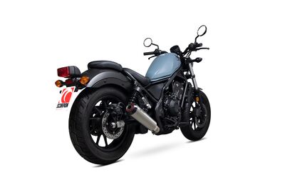 Scorpion Red Power Exhaust - Honda CMX500 Rebel (2017 - 2019) - Stainless Steel
