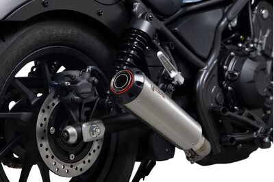 Scorpion Red Power Exhaust - Honda CMX500 Rebel (2017 - 2019) - Stainless Steel