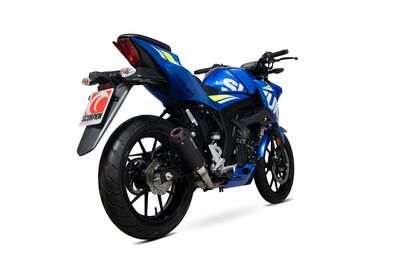 Scorpion Red Power Exhaust - Suzuki GSX-S125 (2017 - 2021) - Black Ceramic