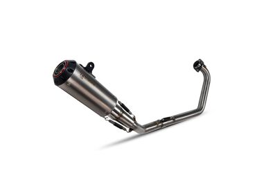 Scorpion Red Power Exhaust - Suzuki GSX-S125 (2017 - 2021) - Satin Titanium