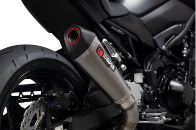 Scorpion Serket Exhaust - Kawasaki Z900 (Euro 5) (2020 - Current) - Satin Titanium