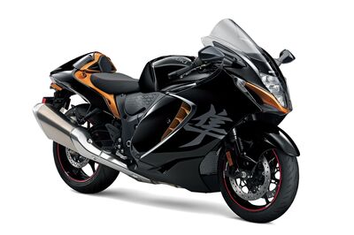 Suzuki Hayabusa Single Seat Cowling - Black/Gold