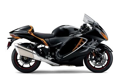 Suzuki Hayabusa Single Seat Cowling - Black/Gold