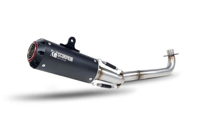 Scorpion Red Power Full System Exhaust - Honda MSX125 (2016 - Current) - Black Ceramic