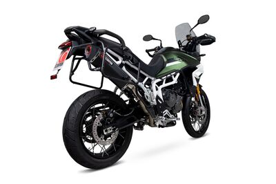 Scorpion Serket Parallel Exhaust - Triumph Tiger 900 (2020 - 2023) - Black Ceramic