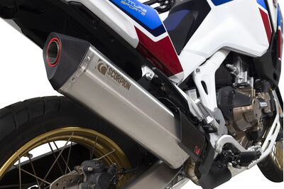 Scorpion Serket Exhaust - Honda CRF1100 Africa Twin (2020 - Current) - Stainless Steel