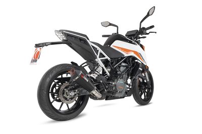 Scorpion Serket Taper Exhaust - KTM Duke 390 (2021 - 2023) - Carbon Fibre