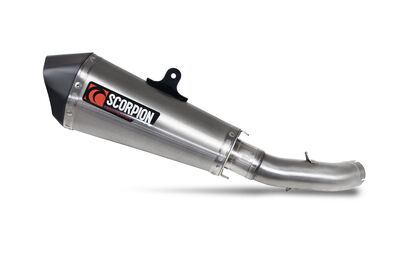 Scorpion Serket Taper Exhaust - KTM Duke 390 (2021 - 2023) - Stainless Steel