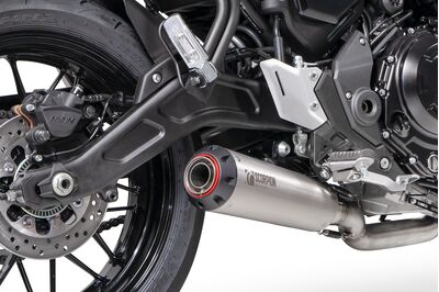 Scorpion Red Power Exhaust - Kawasaki Z650RS (2022 - Current) - Stainless Steel