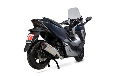 Scorpion Serket Parallel Full System Exhaust - Honda Forza 300 (2018 - Current) - Stainless Steel
