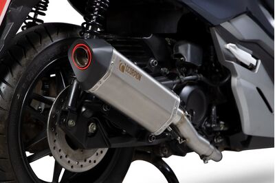 Scorpion Serket Parallel Full System Exhaust - Honda Forza 300 (2018 - Current) - Stainless Steel