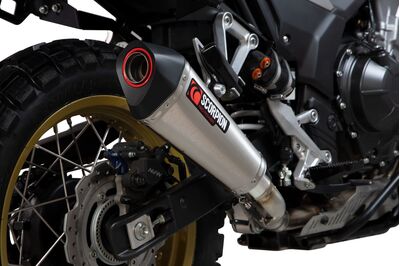 Scorpion Serket Taper Exhaust - Honda CB500X (2019 - Current) - Stainless Steel