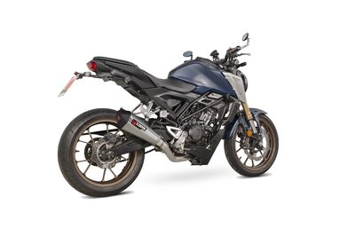 Scorpion Serket Parallel Full System Exhaust - Honda CB125 R (2021 - Current) - Stainless Steel