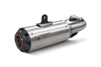 Scorpion Red Power Slip On Exhaust - Honda MSX125 (2021 - Current) - Stainless Steel