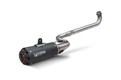 Scorpion Red Power Full System Exhaust - Honda MSX125 (2021 - Current) - Black Ceramic