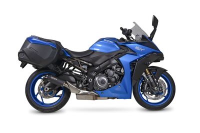 Scorpion Red Power Exhaust - Suzuki GSX-S1000 GT//GSX-S1000 GX (2022 - Current) - Black Ceramic | Free UK Delivery from Two Wheel Centre Mansfield Ltd