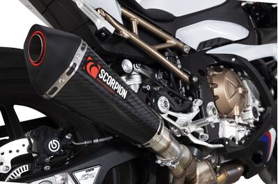 Scorpion Serket Taper Slip On Exhaust - BMW S1000RR (2019 - 2022) - Carbon Fibre