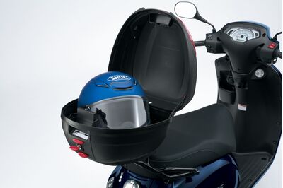 Suzuki Address 125 Top Case Set | Suzuki Genuine Accessories | Two Wheel Centre Mansfield Ltd | Free UK Delivery