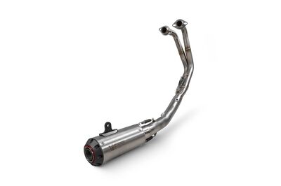 Scorpion Red Power Race System Full System Exhaust - Kawasaki Ninja 400 (2018 - 2023) - Stainless Steel
